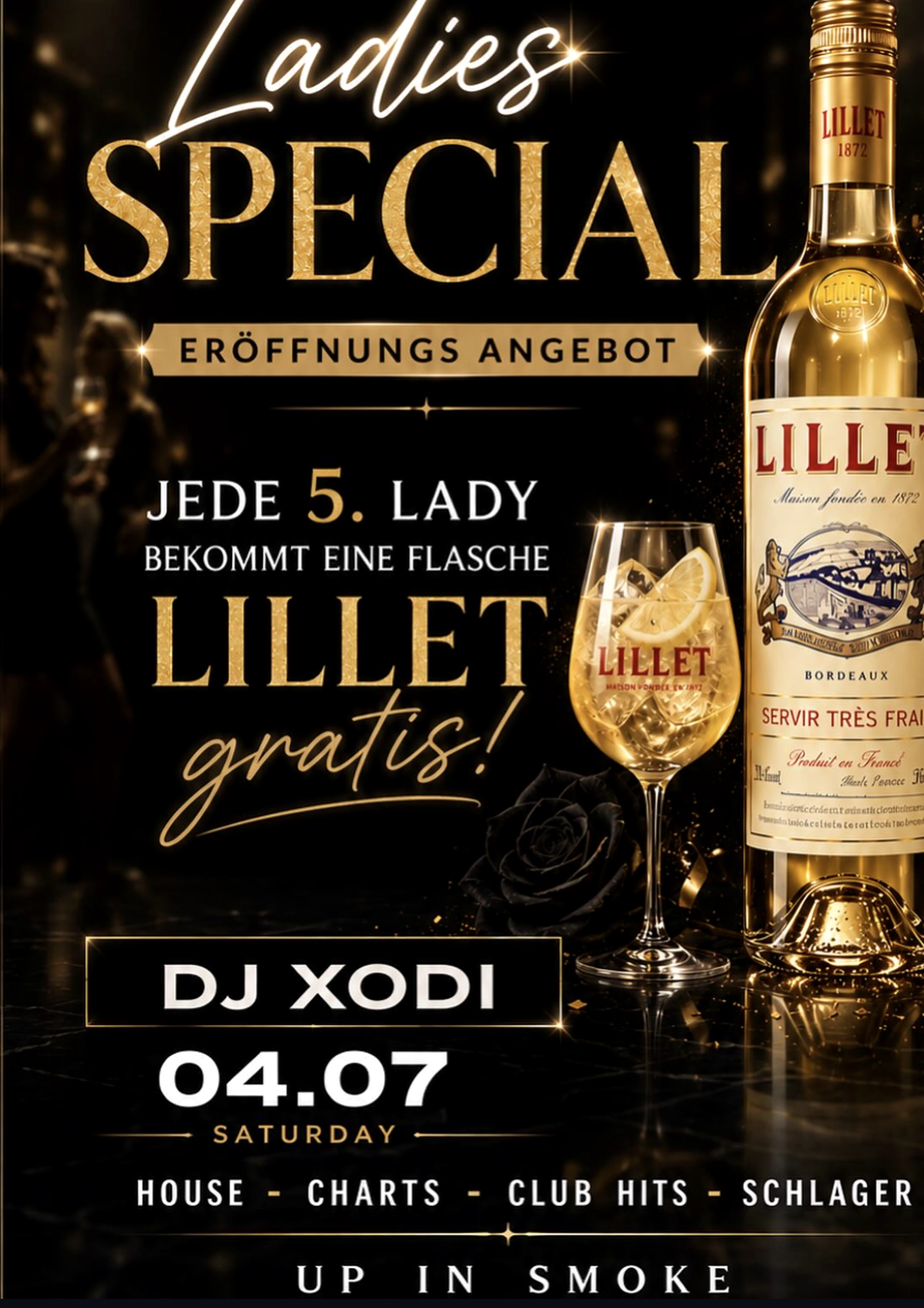 Ladies Special – Event in der UP IN SMOKE LOUNGE Soltau